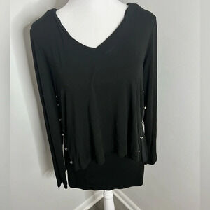 White House black market multi‎ layered shirt